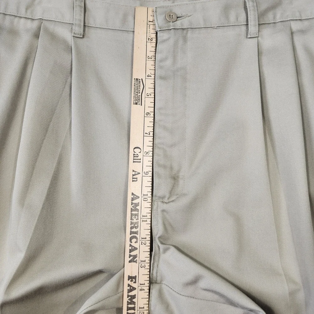 Vtg Wrangler Riata Pleated Dress Pants Mens‎ 40x32 Beige Career Western Church